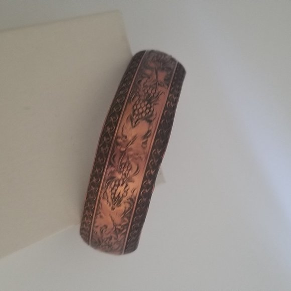 Vintage Copper Bracelet Bangle - Picture 2 of 3